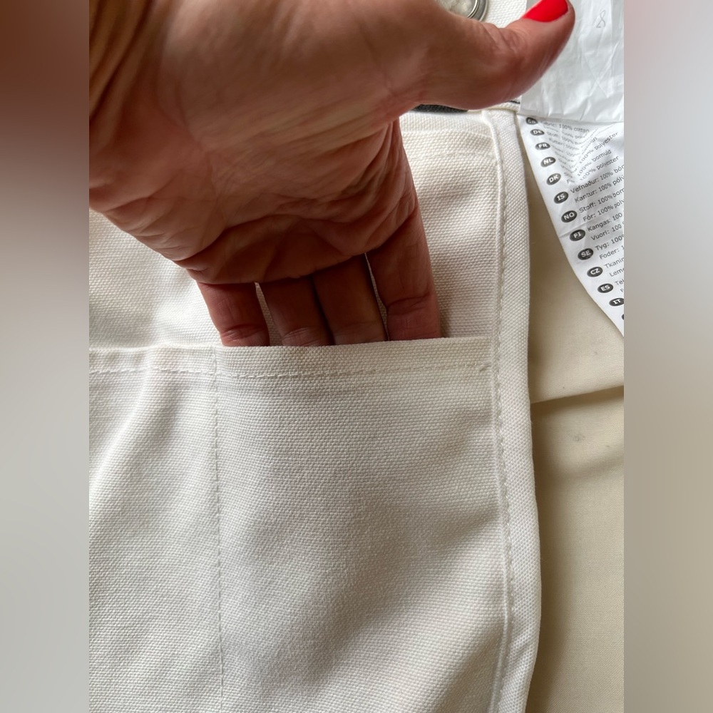 IKEA Limited edition Black & White Striped Canvas laundry bag - Picture 9 of 15